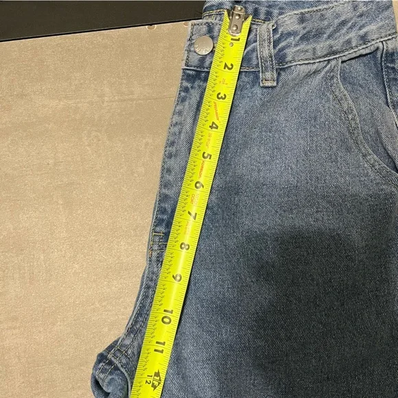 SHEIN Light Blue Denim Mom Jeans Size 27 - Picture 9 of 12